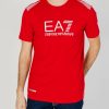 Uomo EA7 | T-Shirt Ea7 Rosso