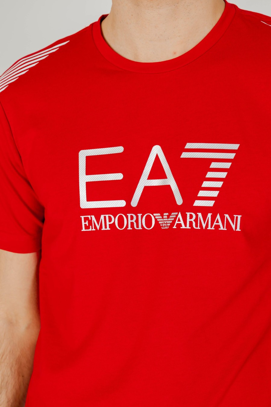 Uomo EA7 | T-Shirt Ea7 Rosso