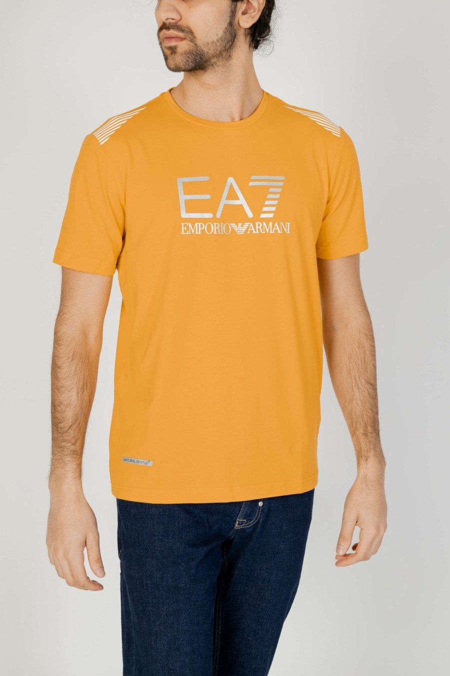 Uomo EA7 | T-Shirt Ea7 Giallo