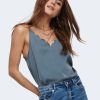 Donna Only | Canotta Only Debbie Singlet Noos Blu