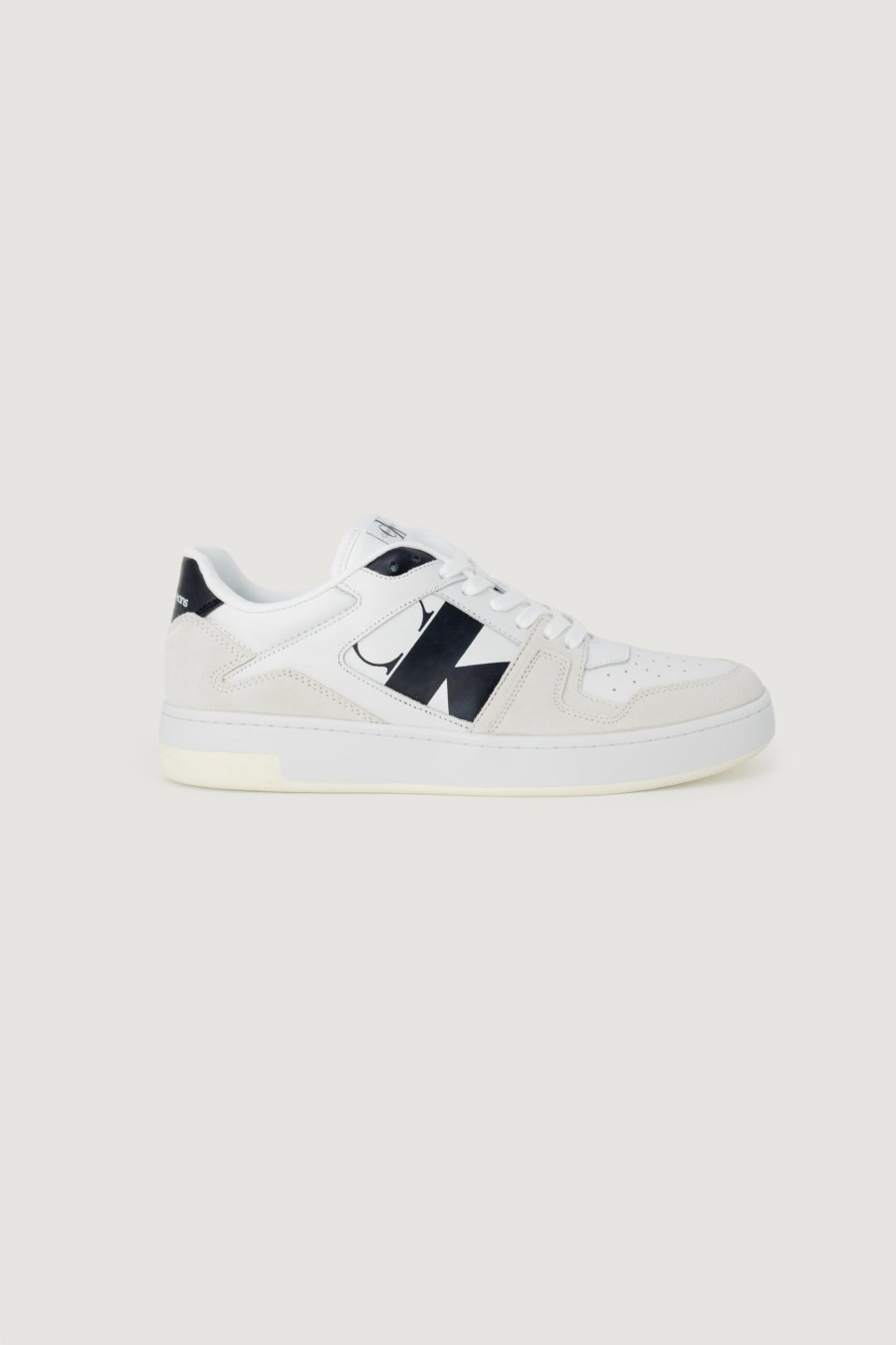 Uomo Calvin Klein | Sneakers Calvin Klein Basket Cupsole Lace Panna