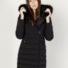 Donna Peuterey | Parka Peuterey Seriola Ml 04 Fur Nero