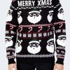 Uomo Only & Sons | Maglione Only & Sons Onsxmas Santa Jaq Reg Crew Knit 3994 Nero