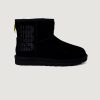 Donna UGG | Stivali Ugg Classic Mini Ugg Side Logo Nero