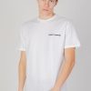 Uomo Tommy Hilfiger | T-Shirt Tommy Hilfiger Tjm Clsc Linear Ches Bianco