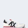 Uomo Armani Exchange | Sneakers Armani Exchange Bianco