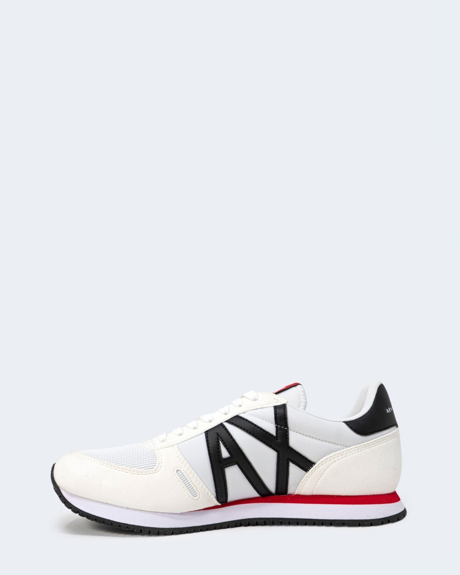 Uomo Armani Exchange | Sneakers Armani Exchange Bianco