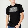 Uomo Armani Exchange | T-Shirt Armani Exchange Nero