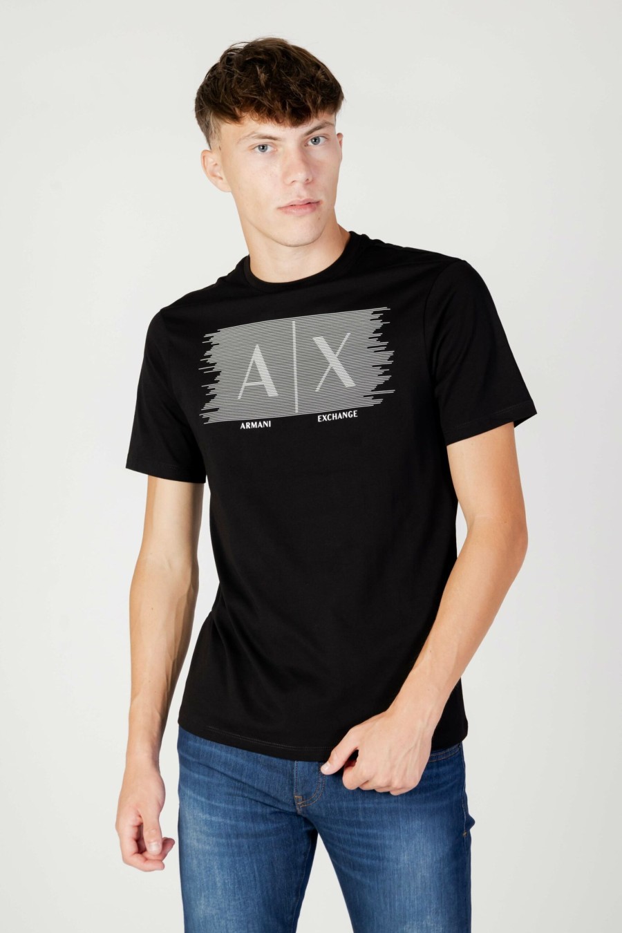 Uomo Armani Exchange | T-Shirt Armani Exchange Nero