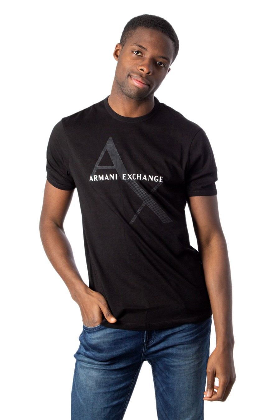 Uomo Armani Exchange | T-Shirt Armani Exchange Nero