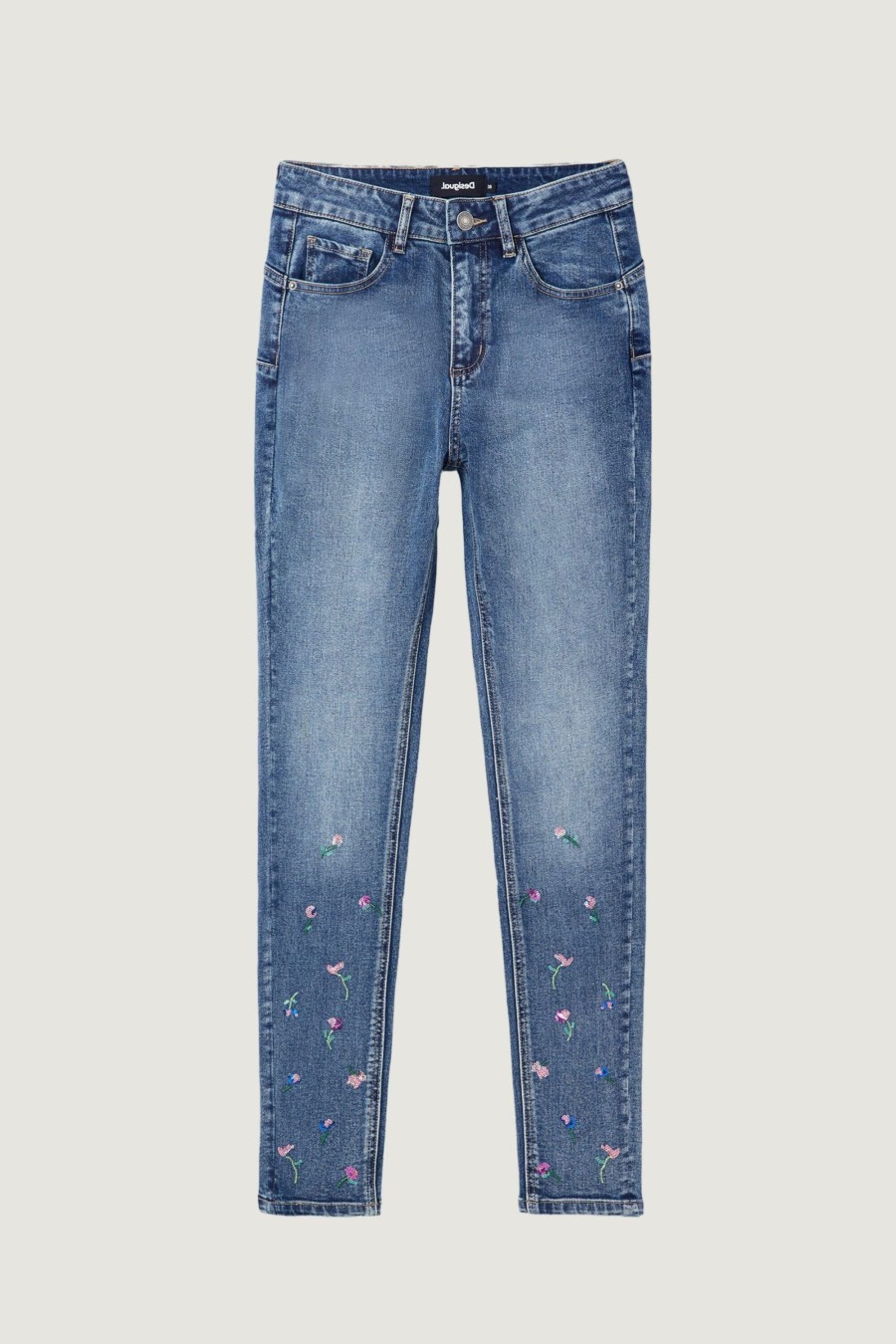 Donna Desigual | Jeans Slim Desigual Viena Denim