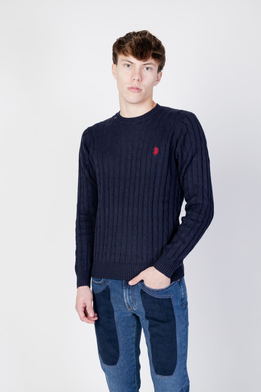 Uomo U.S. Polo Assn. | Maglione U.S. Polo Assn. Bert Eh03 Blu