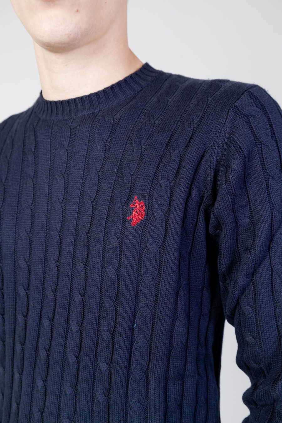 Uomo U.S. Polo Assn. | Maglione U.S. Polo Assn. Bert Eh03 Blu