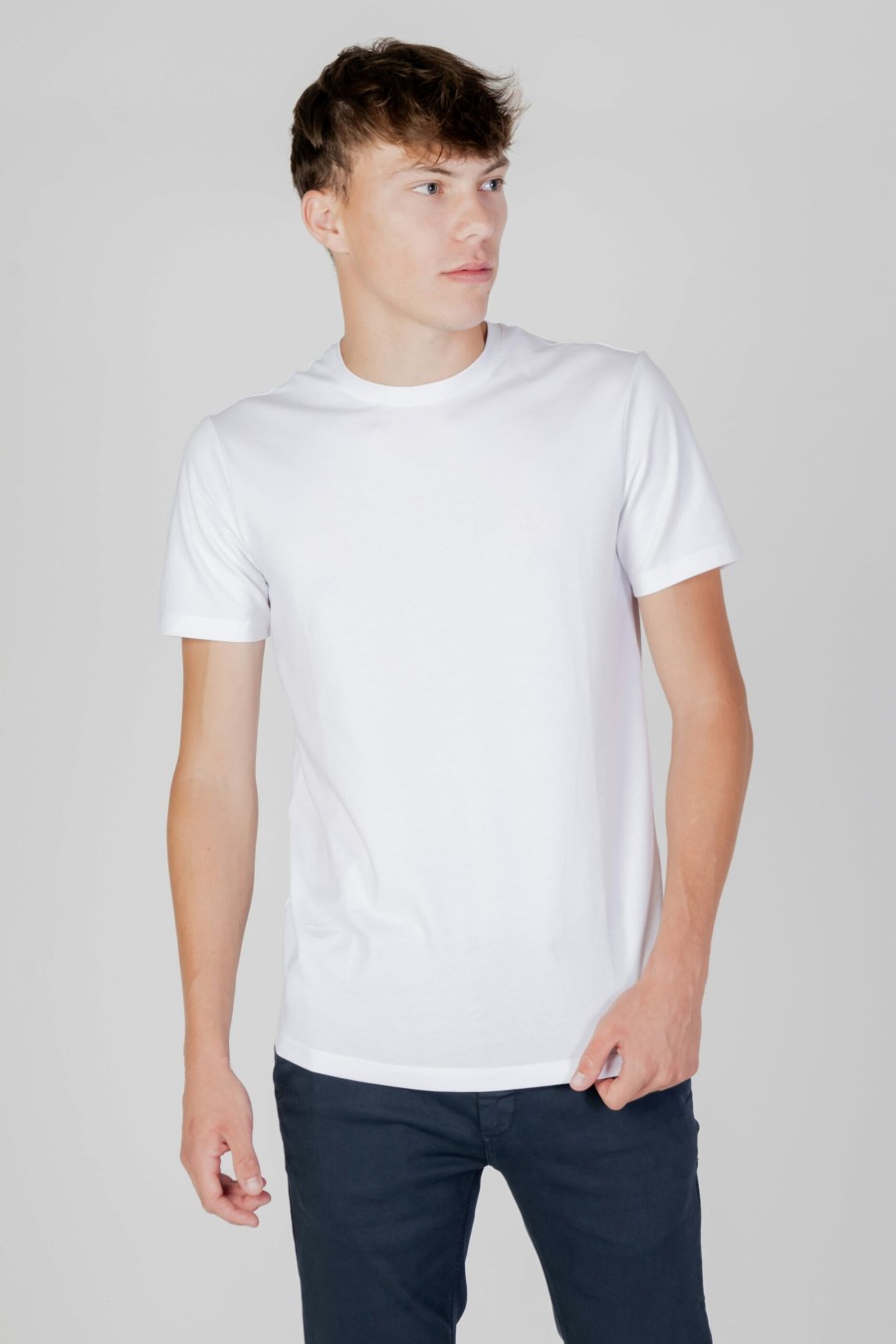 Uomo Armani Exchange | T-Shirt Armani Exchange Bianco