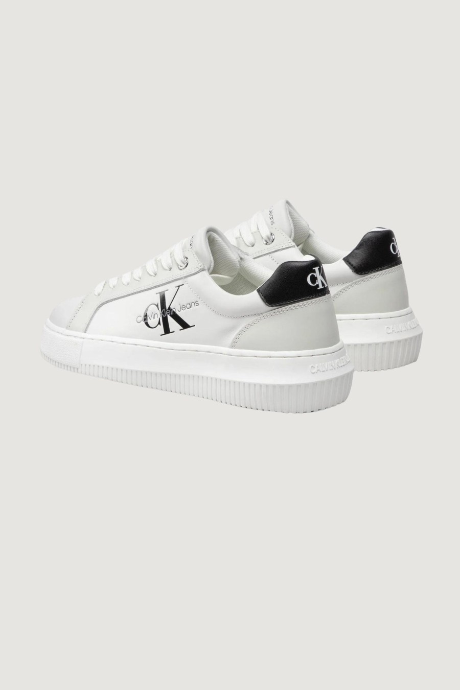 Donna Calvin Klein | Sneakers Calvin Klein Chunky Cupsole Laceu Black-White