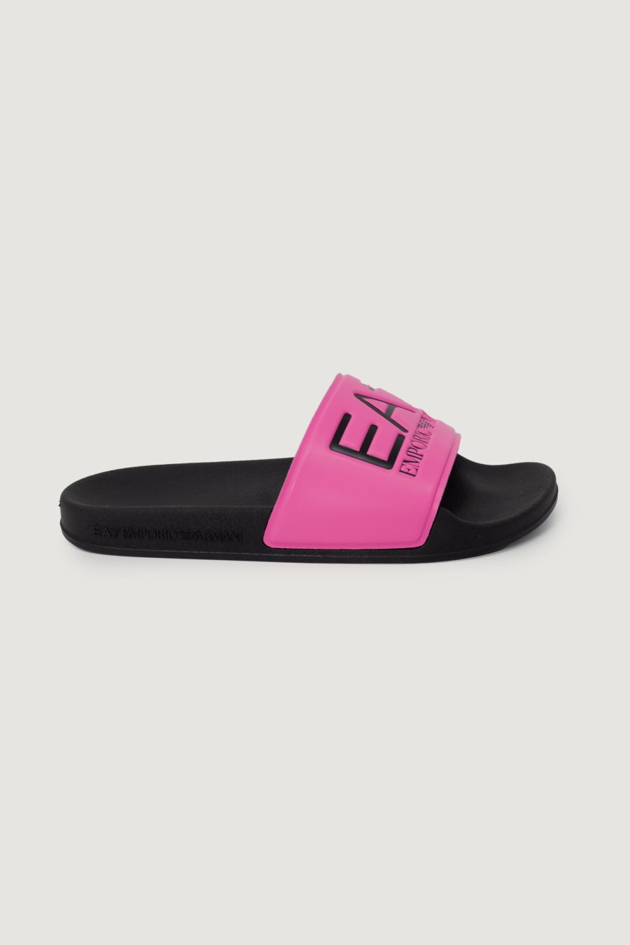 Donna EA7 | Ciabatte Con Fascia Ea7 Unisex Rosa Fluo