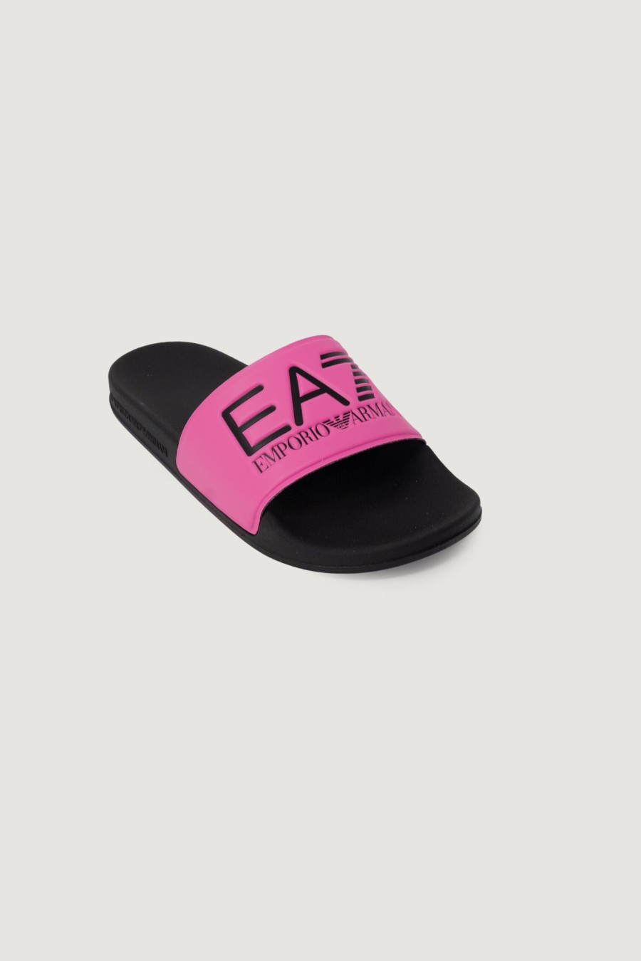 Donna EA7 | Ciabatte Con Fascia Ea7 Unisex Rosa Fluo