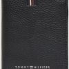 Uomo Tommy Hilfiger | Portafoglio Con Portamonete Tommy Hilfiger Nero