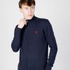 Uomo U.S. Polo Assn. | Maglia U.S. Polo Assn. Leo Eh03 Blu