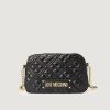 Donna Love Moschino | Borsa Love Moschino Quilted Black Gold