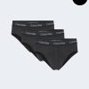 Uomo Calvin Klein | Slip Calvin Klein Underwear 3P Hip Brief Nero