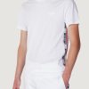 Uomo Moschino Underwear | T-Shirt Moschino Underwear Tinta Unita Bianco