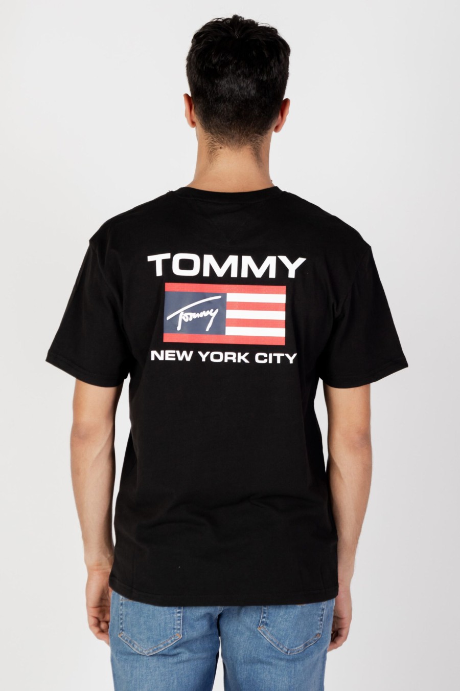 Uomo Tommy Hilfiger | T-Shirt Tommy Hilfiger Tjm Clsc Athletic Nero