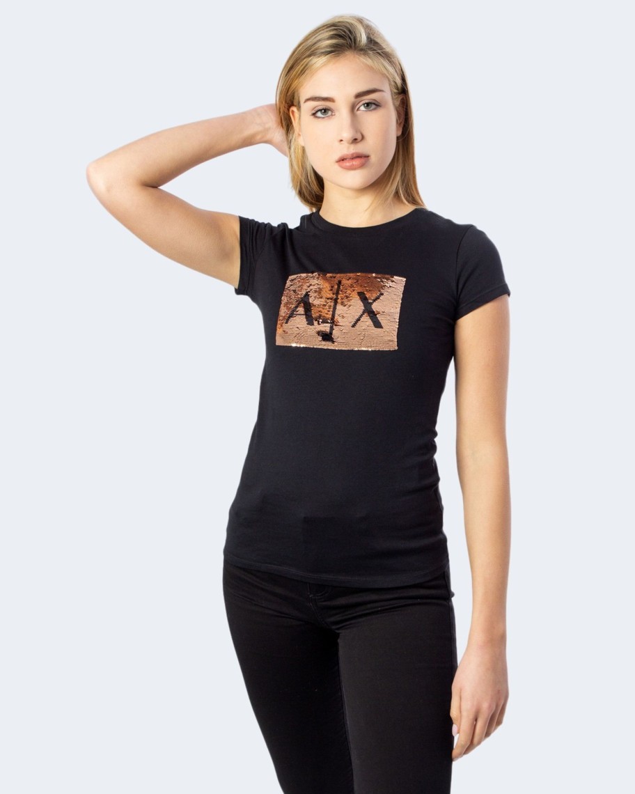 Donna Armani Exchange | T-Shirt Armani Exchange Nero