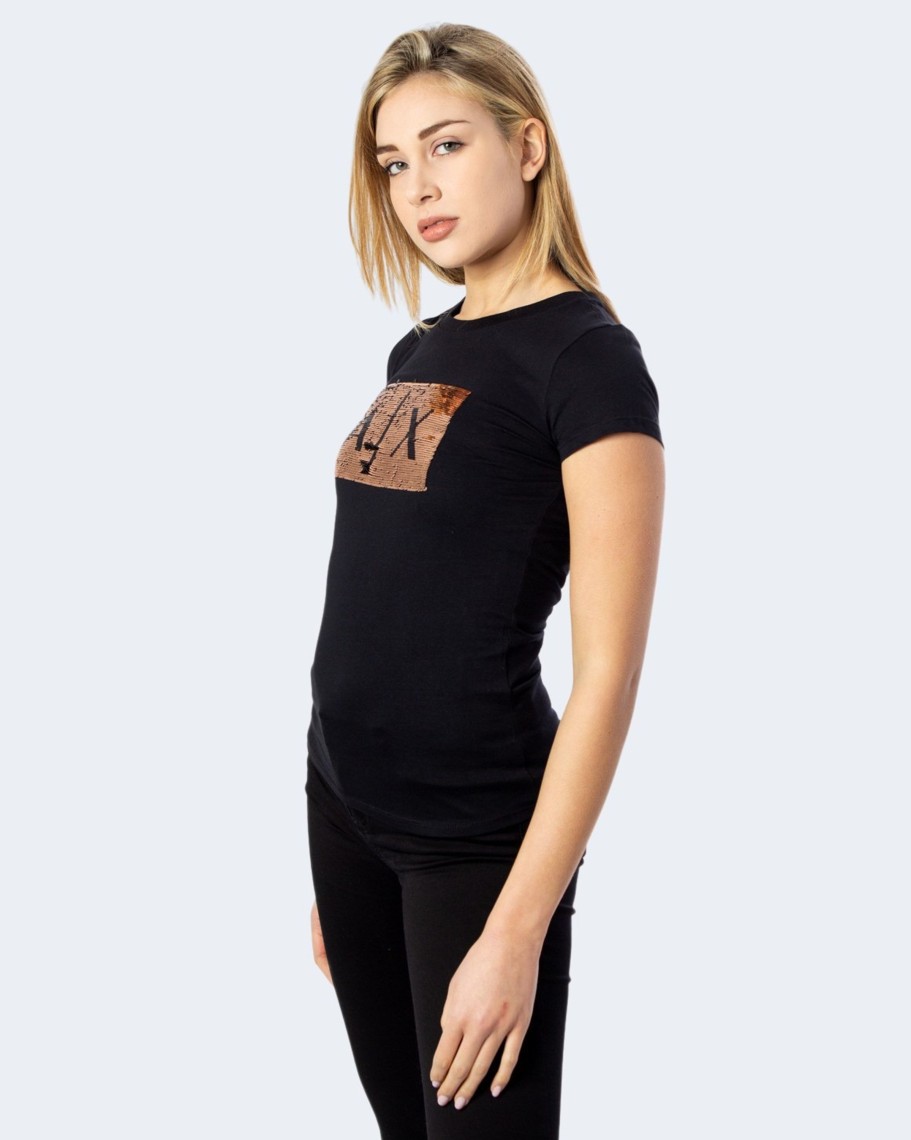 Donna Armani Exchange | T-Shirt Armani Exchange Nero