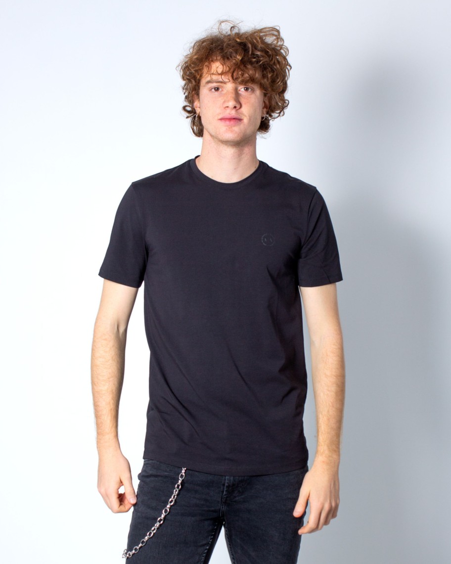 Uomo Armani Exchange | T-Shirt Armani Exchange Nero