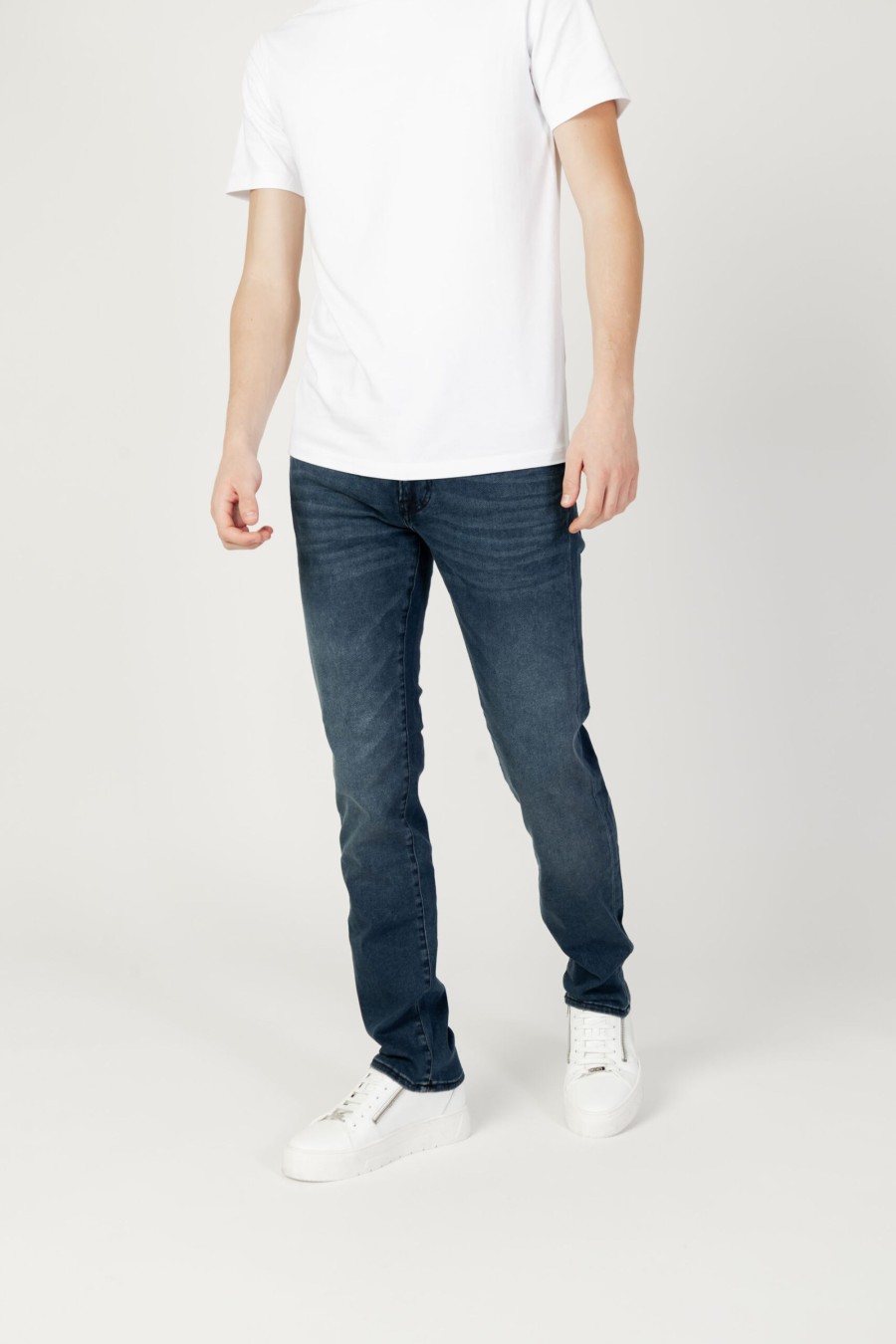 Uomo Gas | Jeans Slim Gas Albert Simple Rev Denim