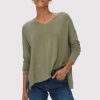 Donna Only | Maglia Only Onlamalia L/S V-Neck Cc Knt Verde Oliva