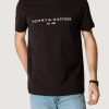 Uomo Tommy Hilfiger | T-Shirt Tommy Hilfiger Core Tommy Logo Tee Nero