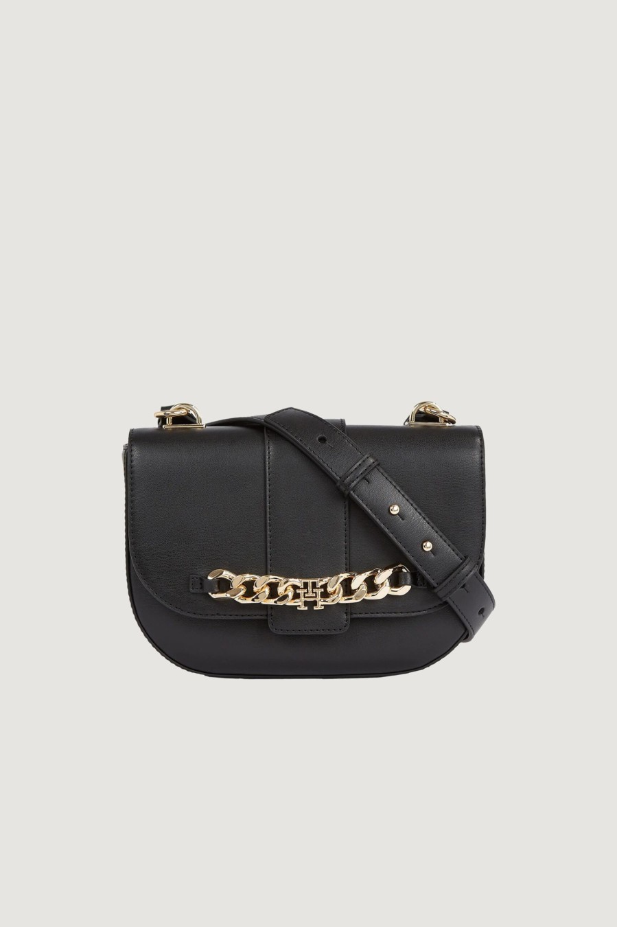 Donna Tommy Hilfiger | Borsa Tommy Hilfiger Th Luxe Crossover Nero