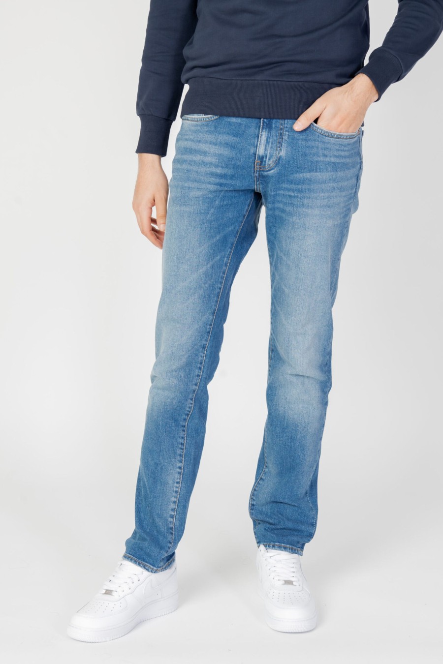 Uomo Gas | Jeans Gas Albert Simple Rev Denim