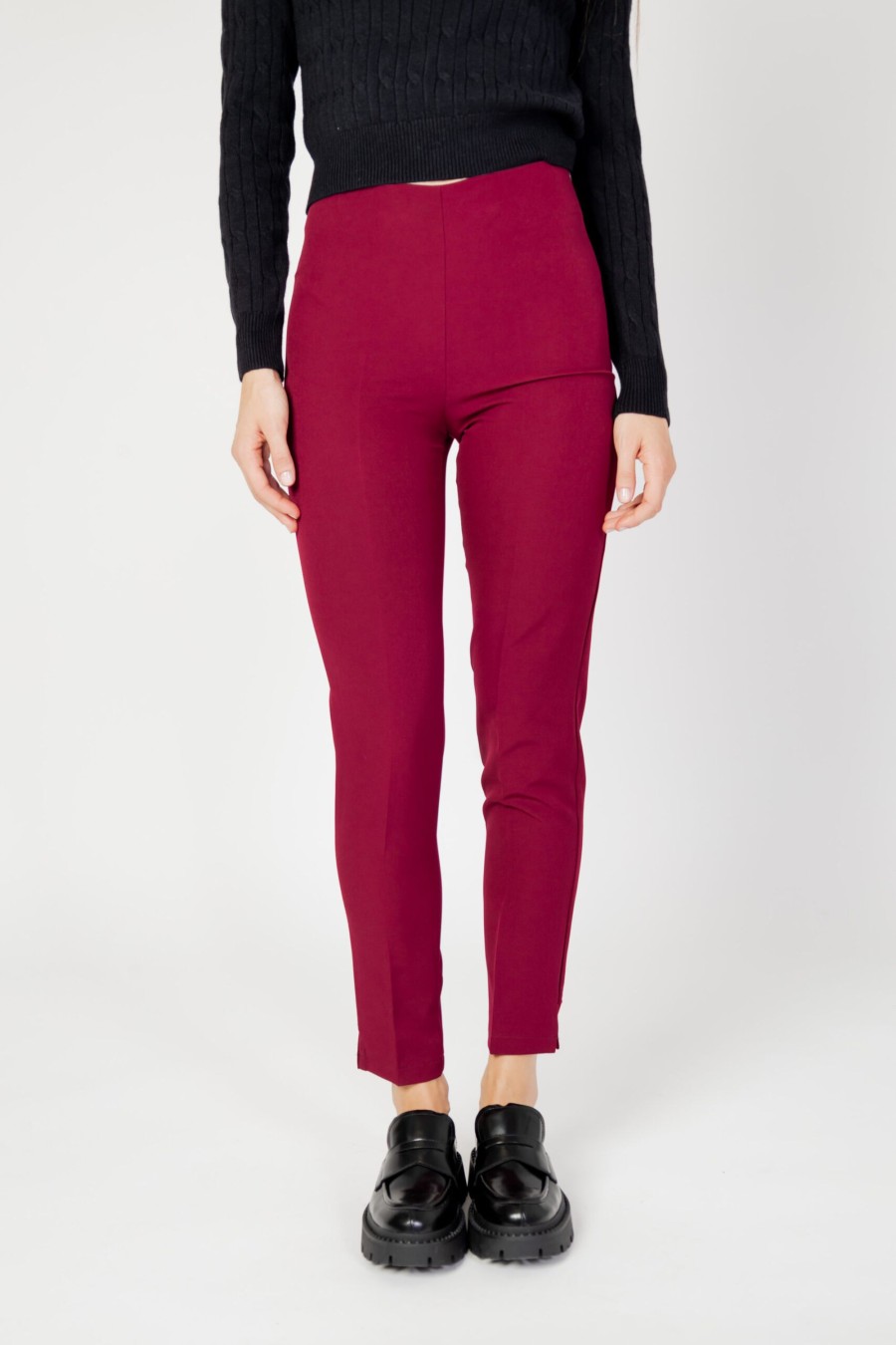 Donna Hanny Deep | Pantaloni A Sigaretta Hanny Deep - Bordeaux