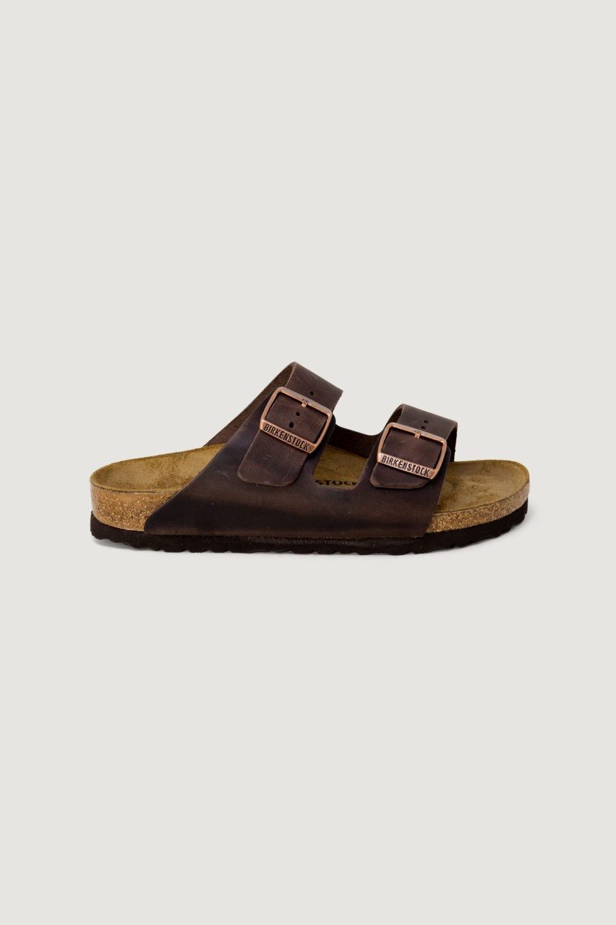 Donna Birkenstock | Ciabatte Con Fascia Birkenstock Arizona Bs Marrone