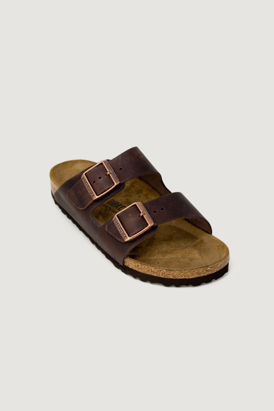 Donna Birkenstock | Ciabatte Con Fascia Birkenstock Arizona Bs Marrone