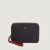 Uomo Tommy Hilfiger | Pochette E Beauty Tommy Hilfiger Th Struc Leather Nero