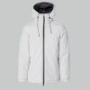 Uomo Aquascutum | Parka Aquascutum Active Hydro Mid Parka Grigio Chiaro