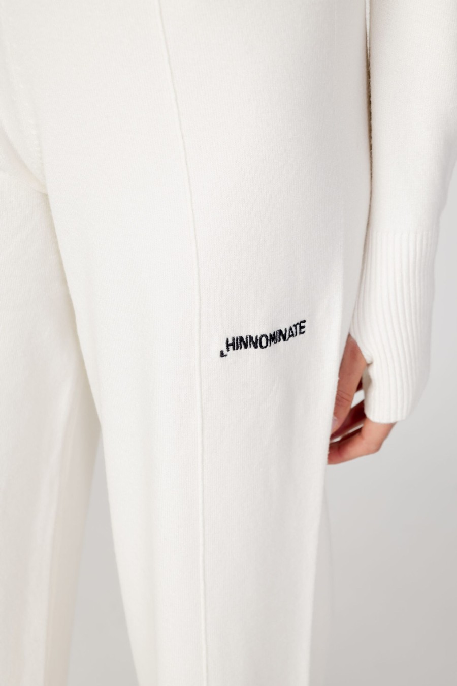 Donna Hinnominate | Pantaloni A Palazzo Hinnominate Crema