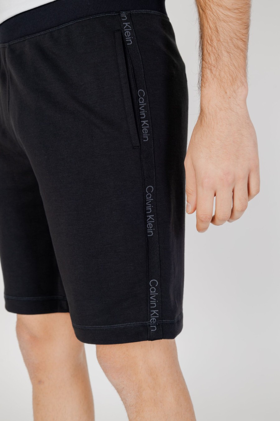 Uomo Calvin Klein Sport | Bermuda Calvin Klein Sport Pw - Knit Fleece Nero