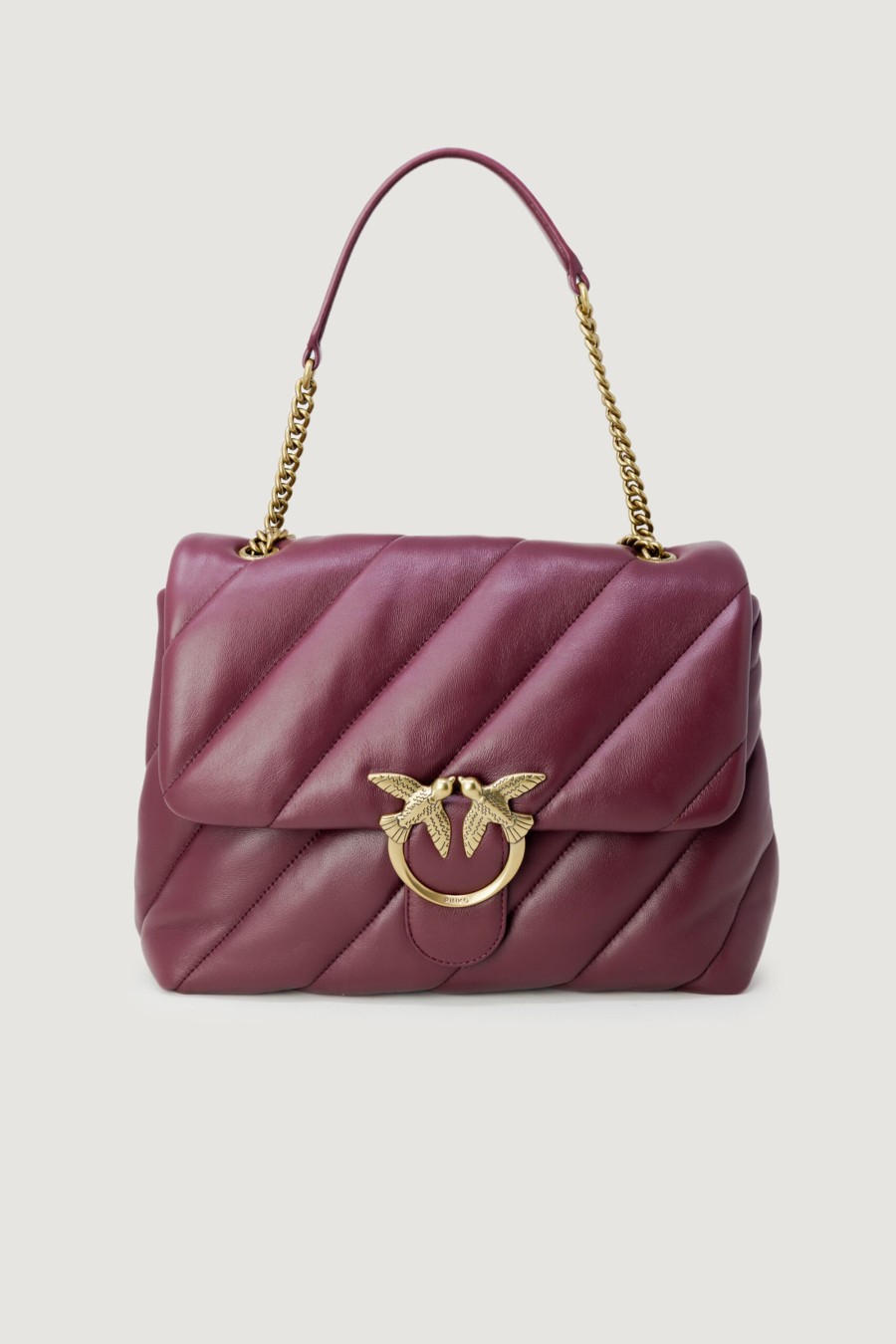 Donna Pinko | Borsa Pinko Love Big Puff Cl. Sheep Nappa Bordeaux