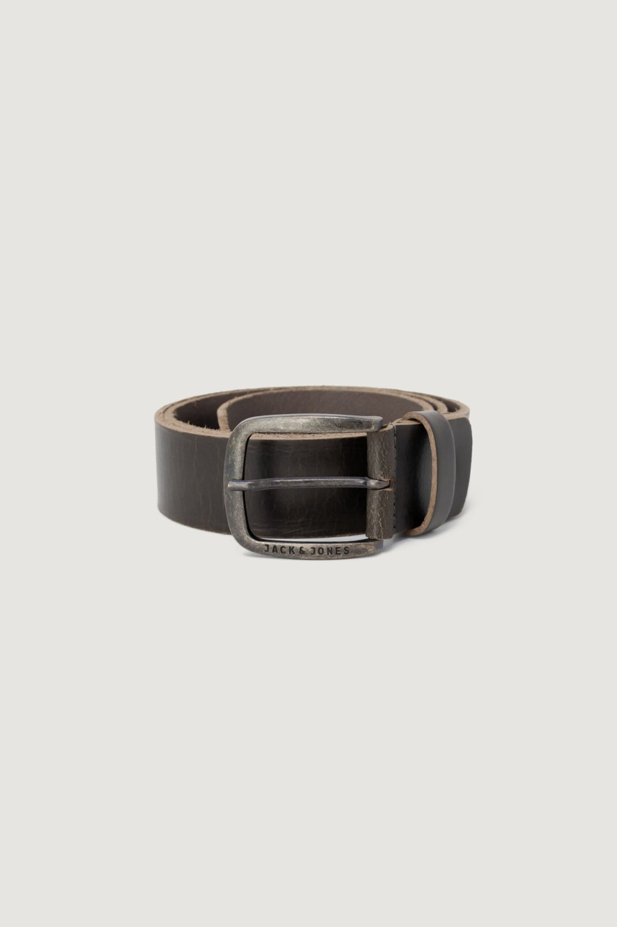 Uomo Jack Jones | Cinta Jack Jones Jacpaul Leather Noos Cuoio