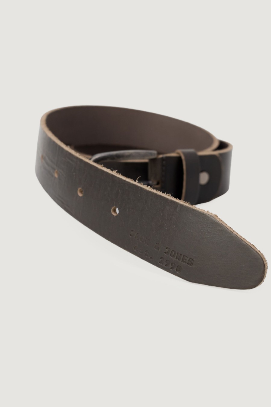 Uomo Jack Jones | Cinta Jack Jones Jacpaul Leather Noos Cuoio